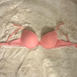 Laura Ashley Soft Pink Bra with Lace Detail